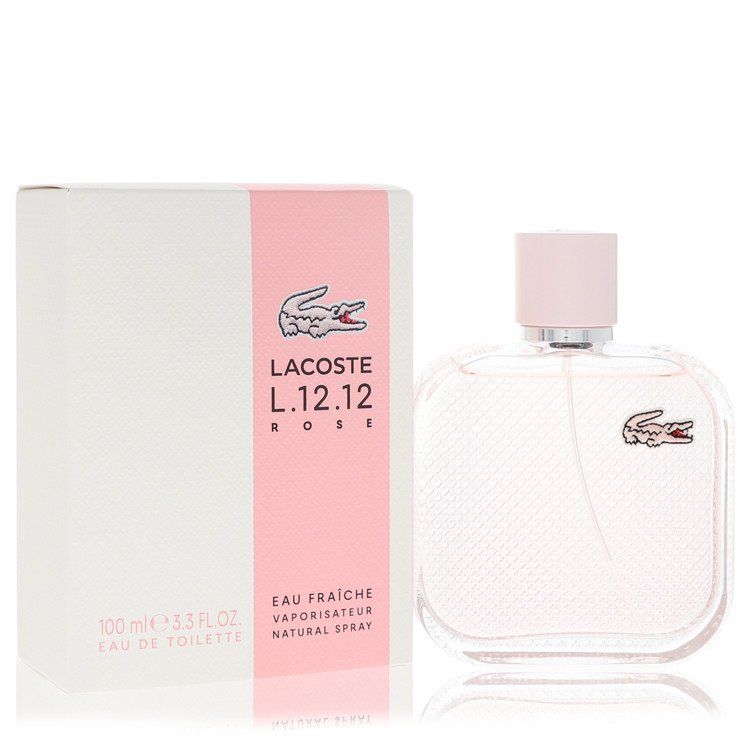 Lacoste Eau De Lacoste L.12.12 Rose Eau Fraiche Eau de Toilette for Women 3.3 oz (100 ml)