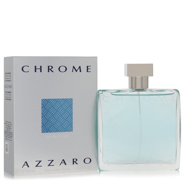Chrome by Azzaro Gift Set -- 3.4 oz Eau de Toilette Spray + 2 x 2.5oz All Over Shampoo for Men