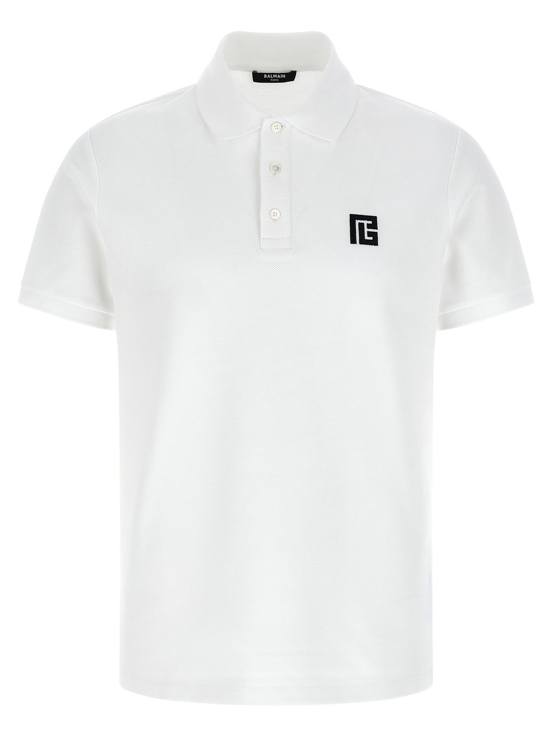 Balmain Embroidery Polo Shirt