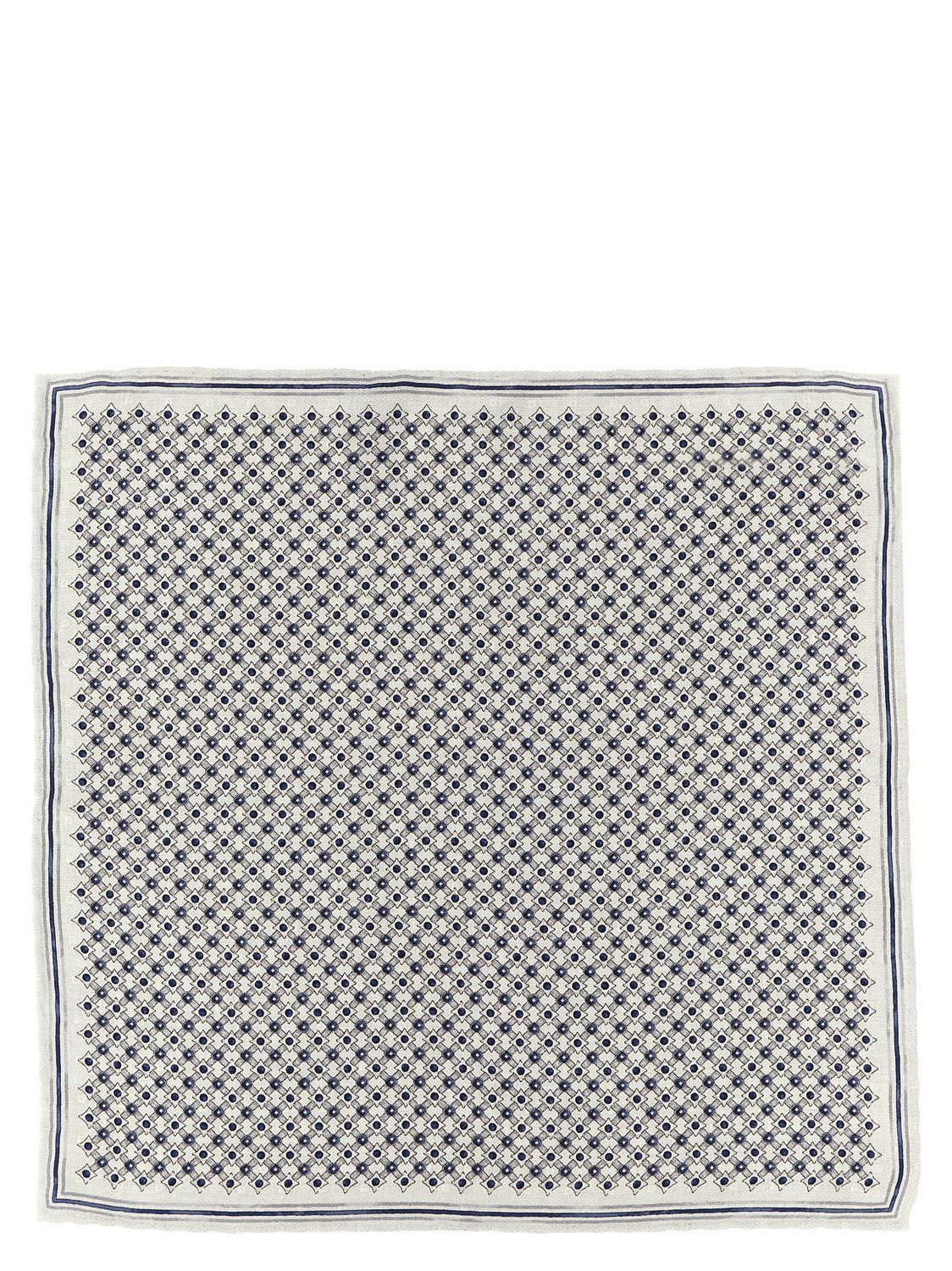 Brunello Cucinelli Double Face Silk Pocket Clutch Bag