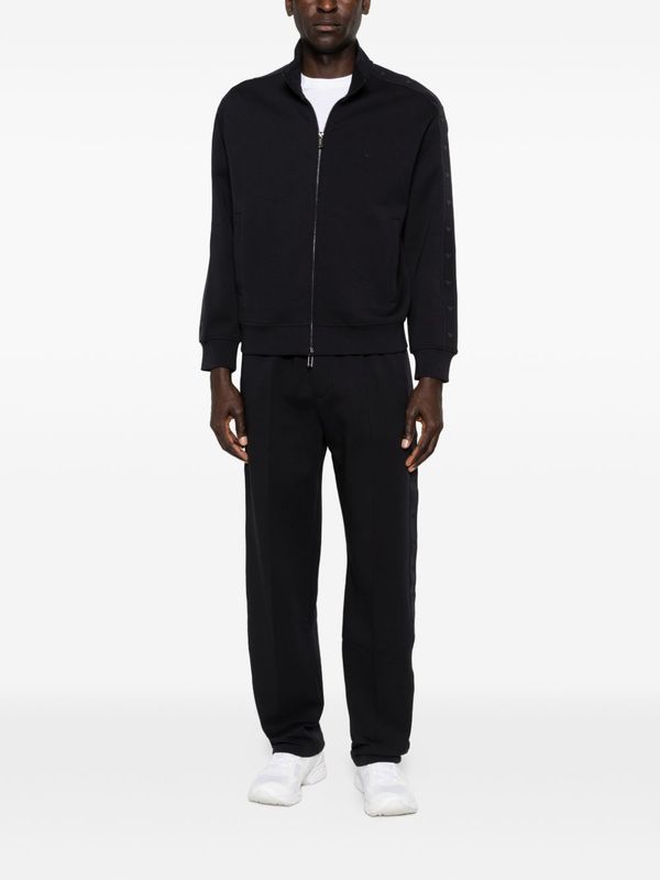 Emporio Armani Cotton zipped sweatshirt