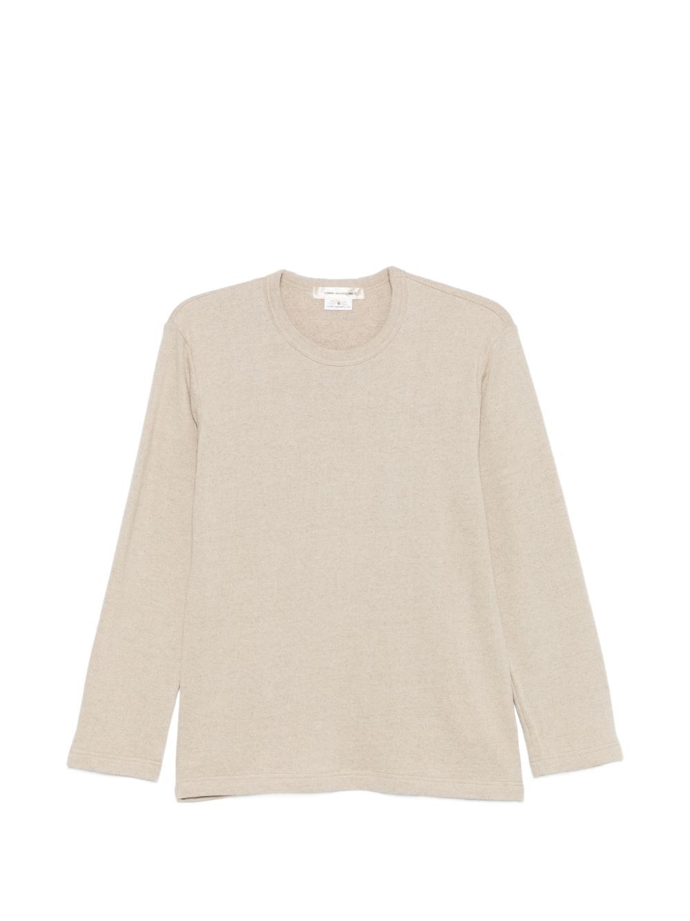 Comme Des Garçons Linen and cotton blend t-shirt