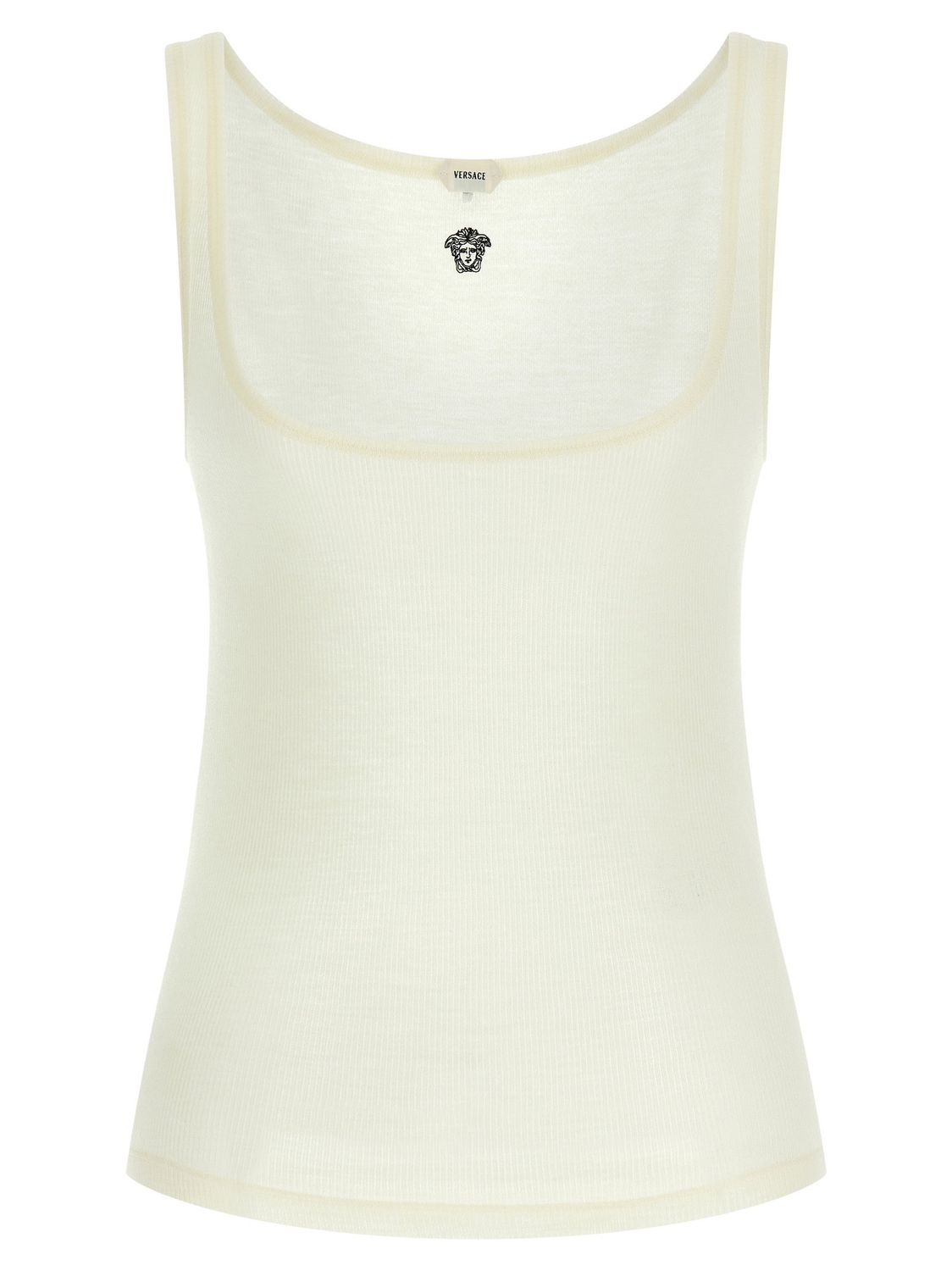 Versace La Medusa Embroidery Top