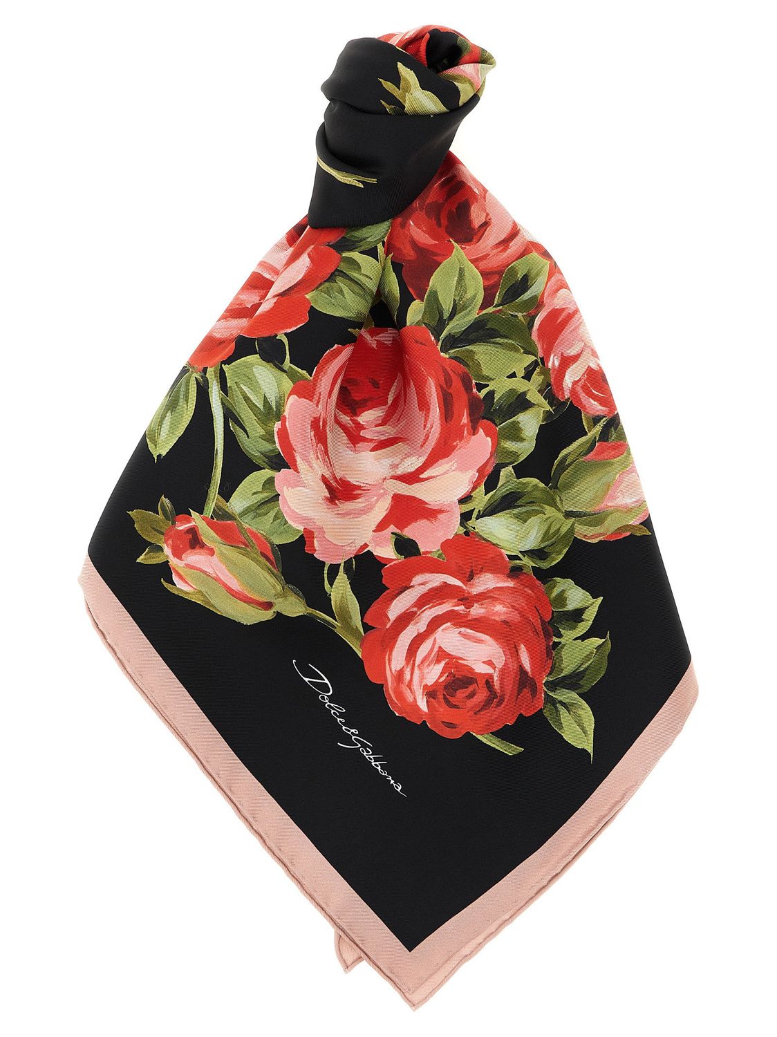 Dolce &amp; Gabbana Bouquet Rose Scarf