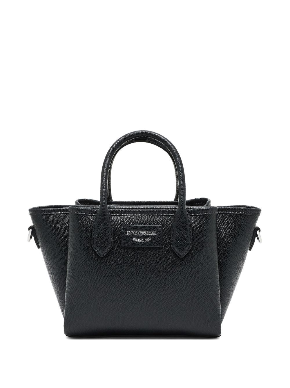 Emporio Armani Small Shopper With Palmellato Finish