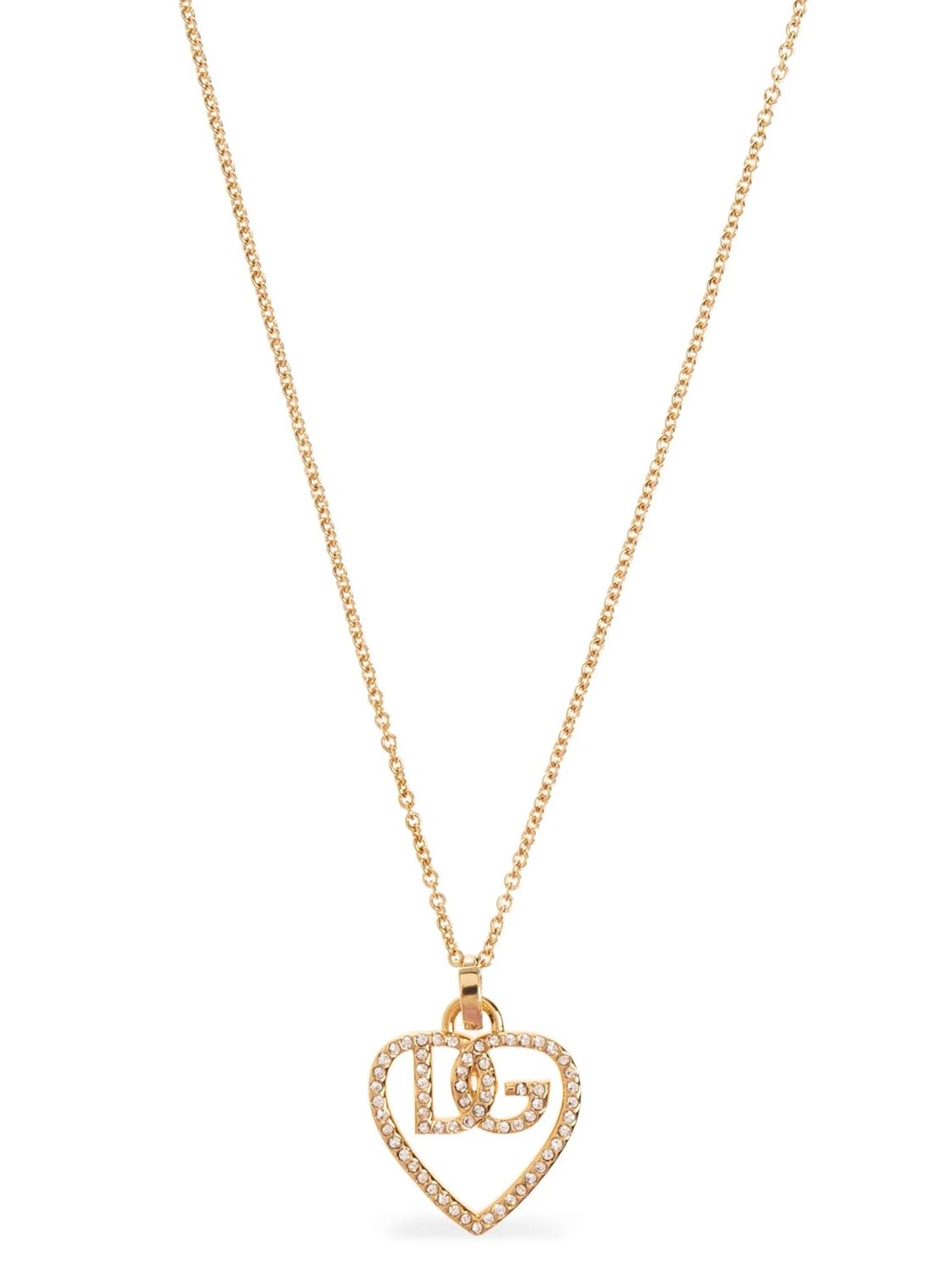 Dolce &amp; Gabbana Strass Logo Necklace