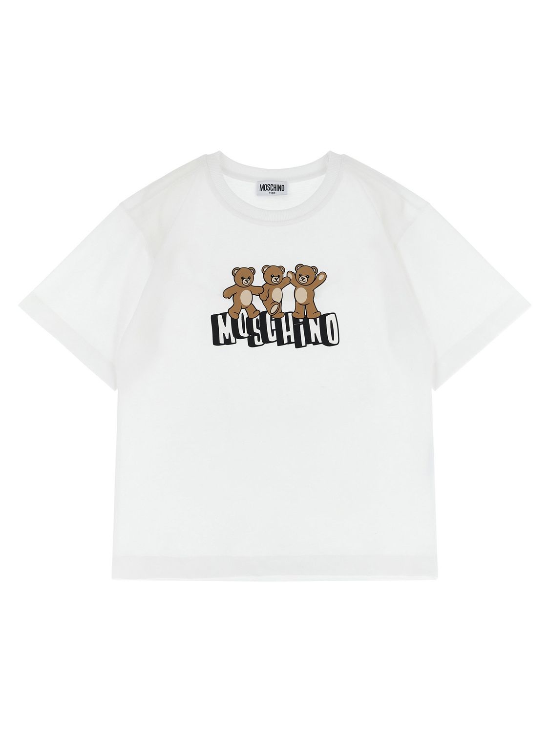 Moschino Kid Teen Moschino Teddy Bear T-shirt + Bermuda Suits