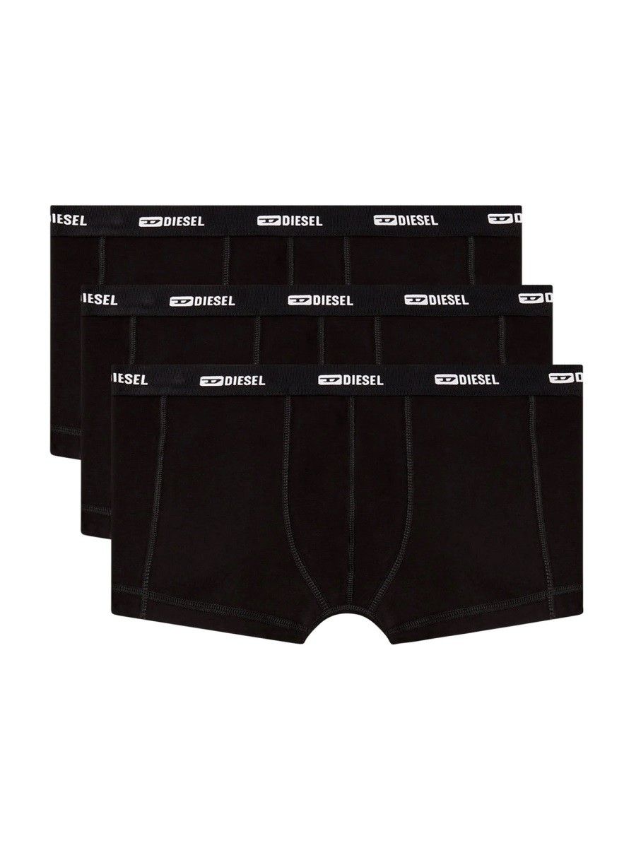 Diesel 3-Pack Black Boxer Briefs