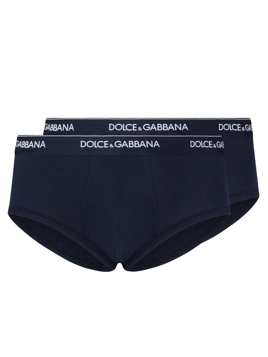Dolce &amp; Gabbana 2-Pack Blue Briefs