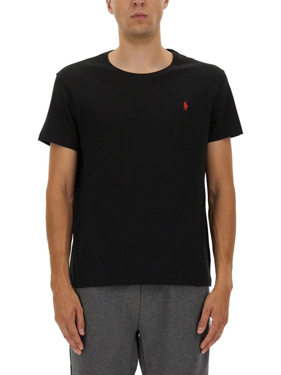 Polo Ralph Lauren Black Cotton T-Shirt
