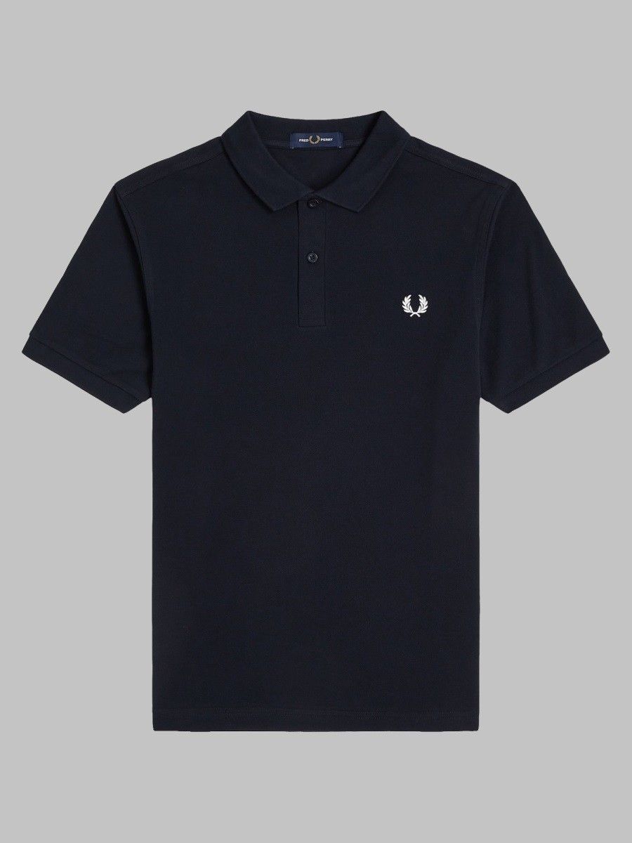 Fred Perry Blue Cotton Polo Shirt