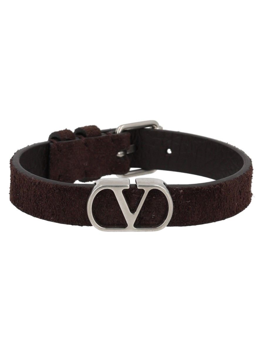 Valentino VLogo Signature Brown Bracelet