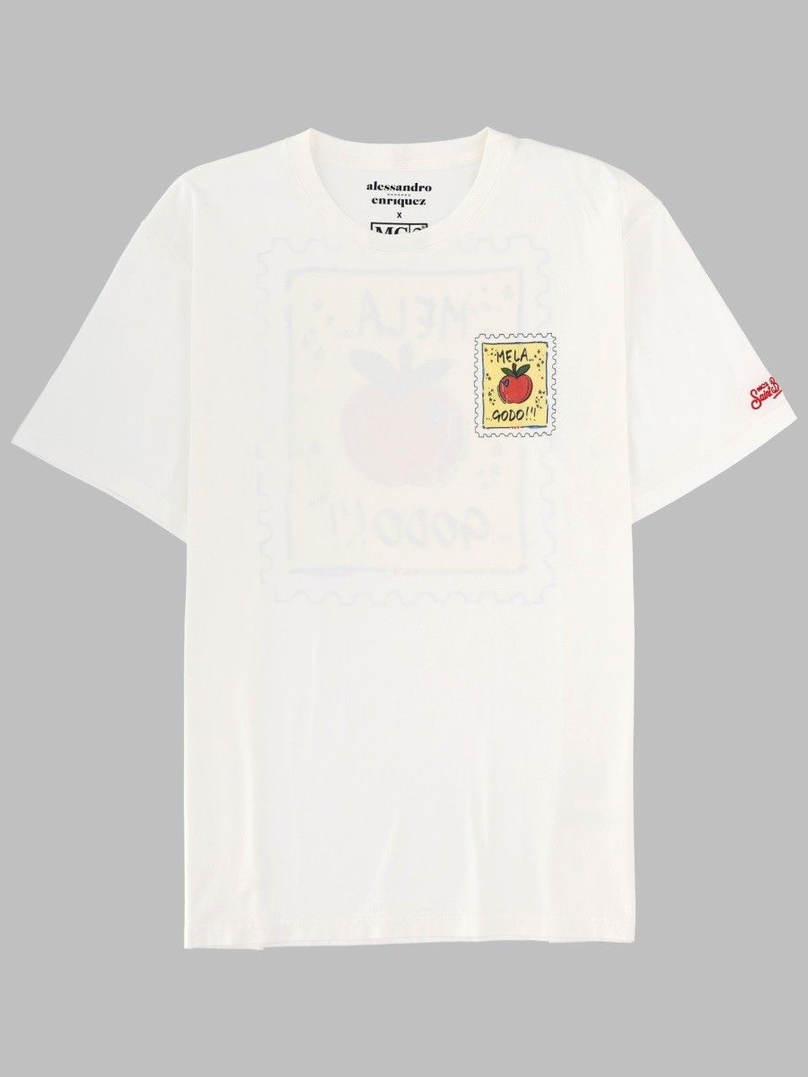 MC2 Saint Barth White Printed T-Shirt