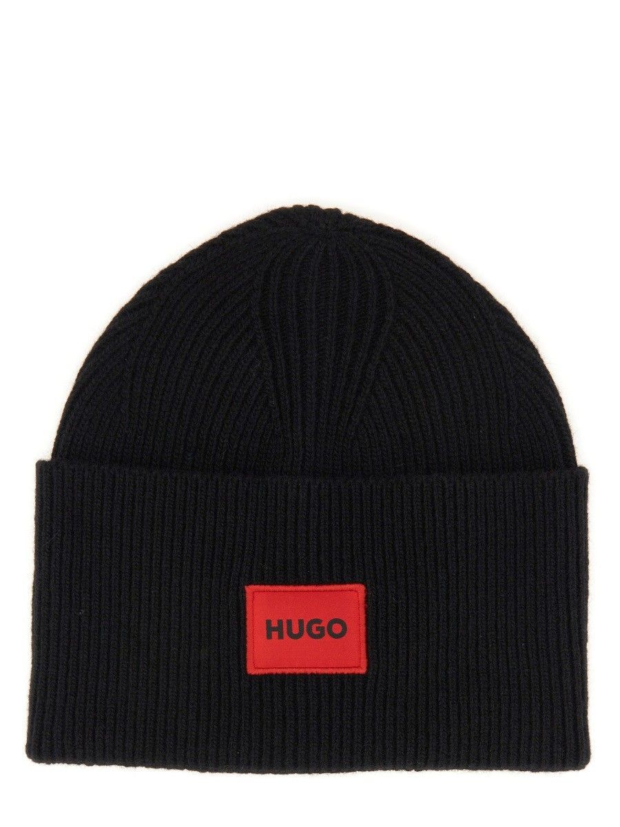 HUGO Xaff 6 Black Beanie