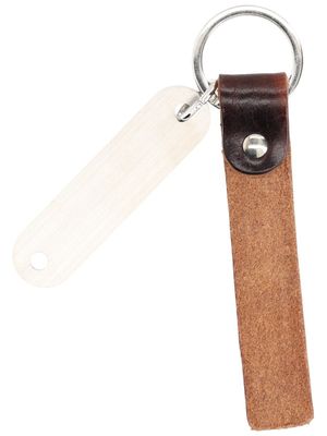 Our Legacy Ring Leather Key Holder in Brown