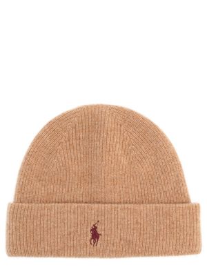 Polo Ralph Lauren Cashmere Beanie in Brown Sugar