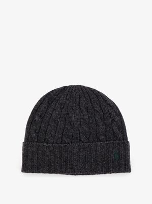 Polo Ralph Lauren Cable-Knit Wool-Blend Beanie