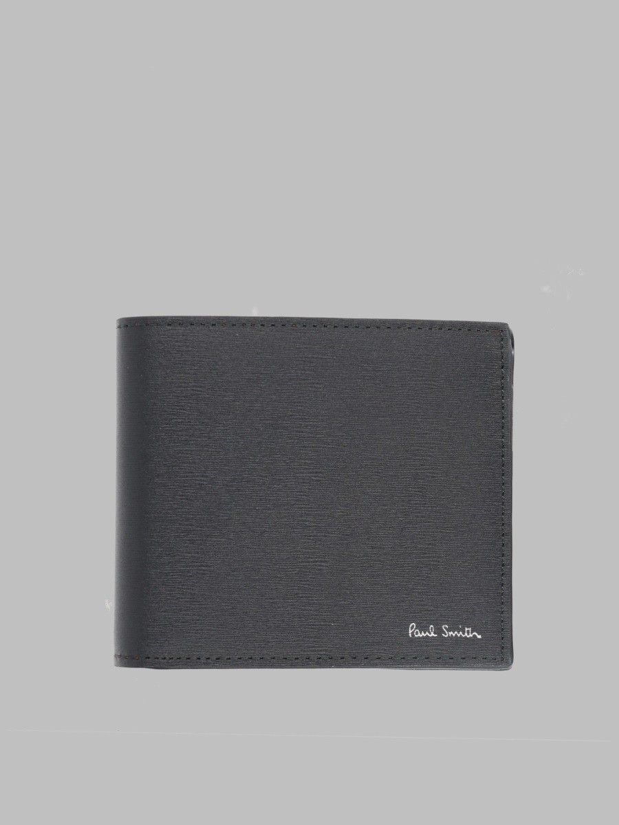 Paul Smith Signature-Stamped Leather Bifold Wallet
