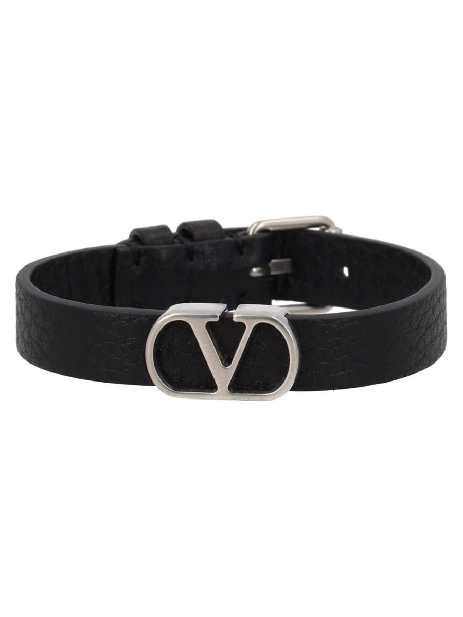 Valentino VLogo Signature Black Bracelet