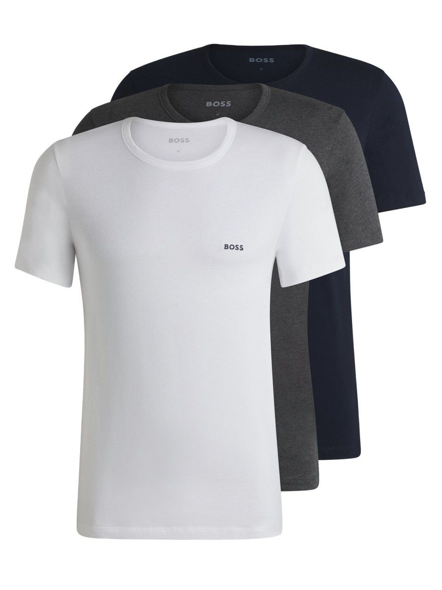 BOSS 3-Pack Cotton Undershirts