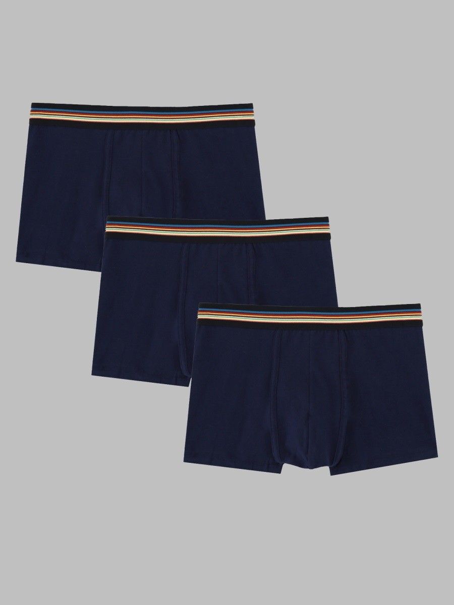 Paul Smith 3-Pack Blue Cotton Boxer Briefs