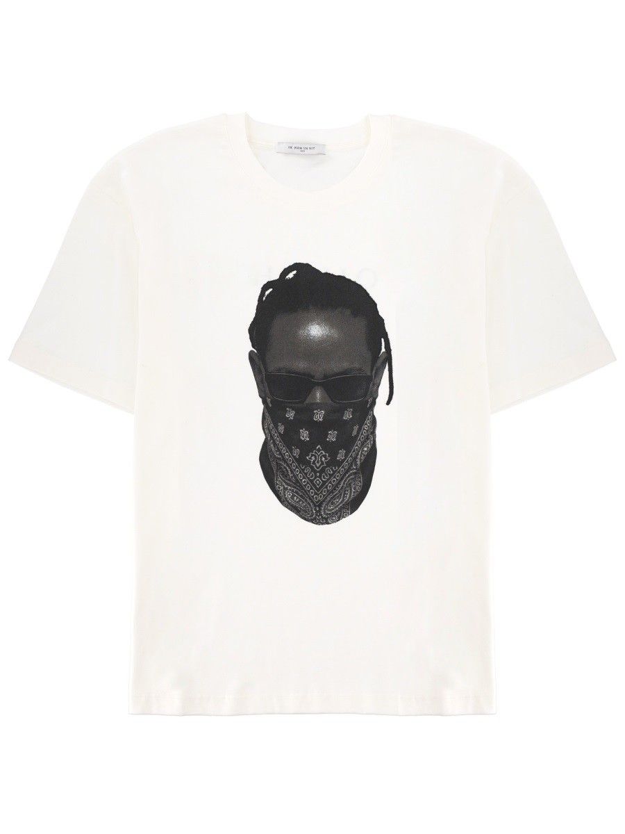 IH NOM UH NIT Printed T-Shirt in White