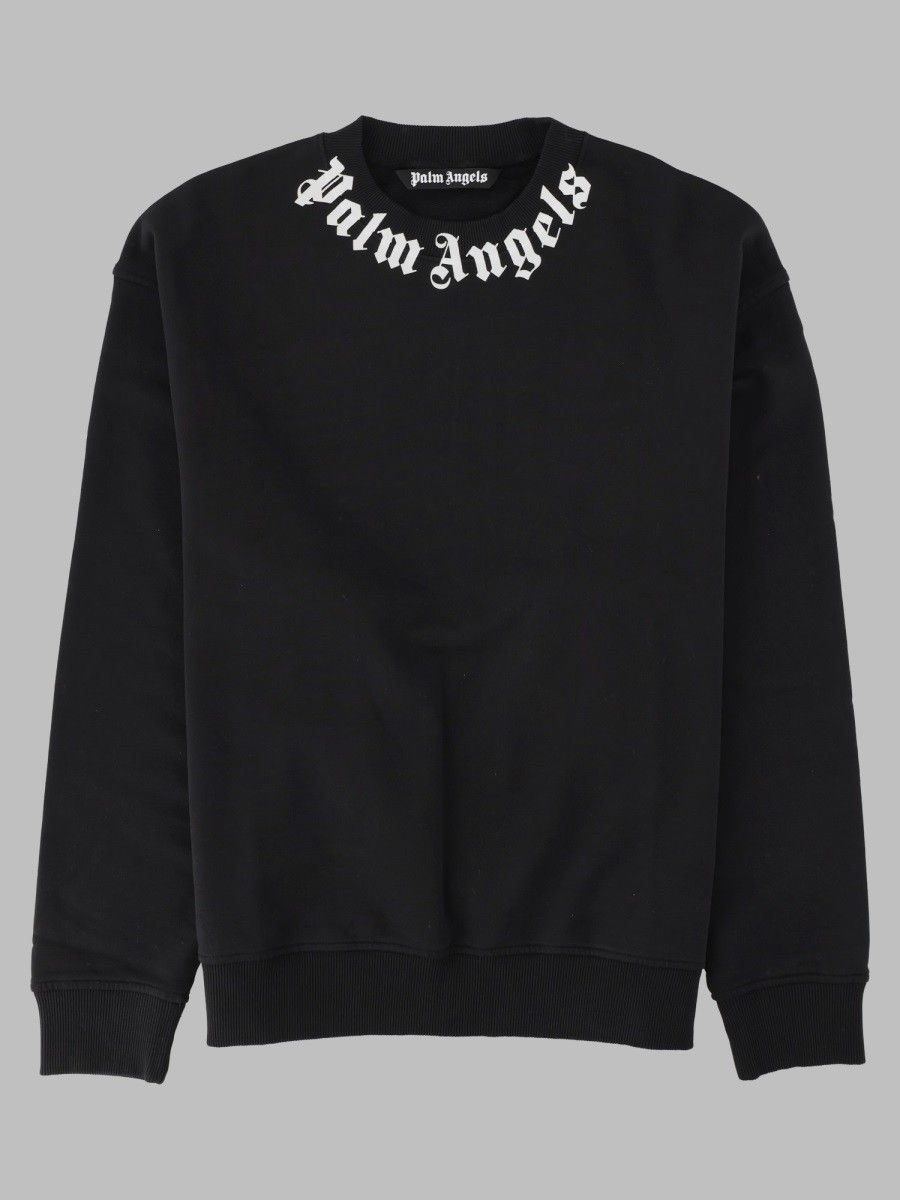 Palm Angels Black Sweatshirt