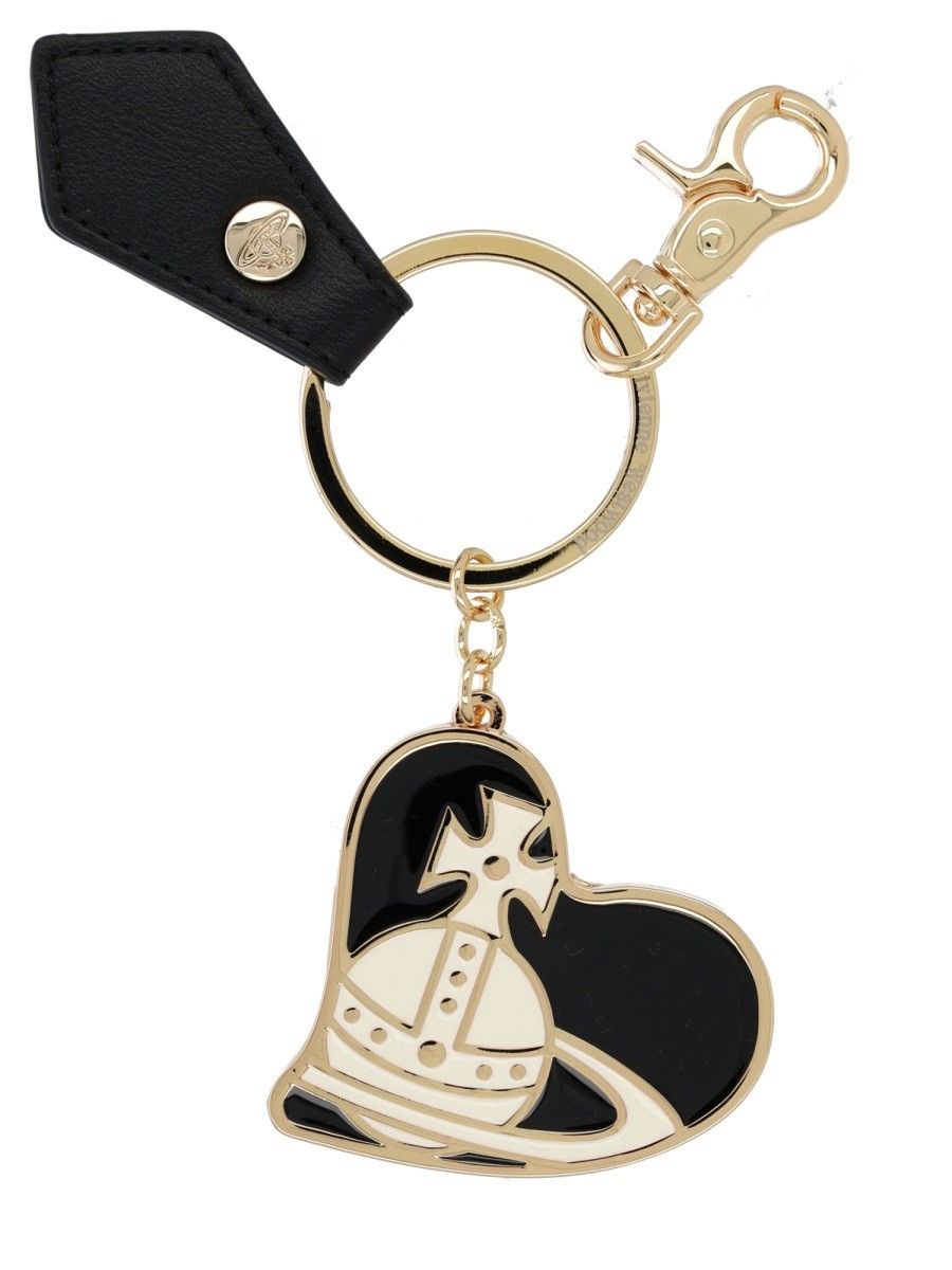 Vivienne Westwood ORB Heart Black Key Holder