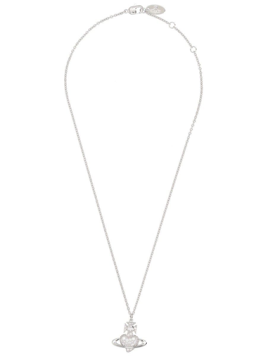 Vivienne Westwood Agnatha BAS Relief Silver Necklace
