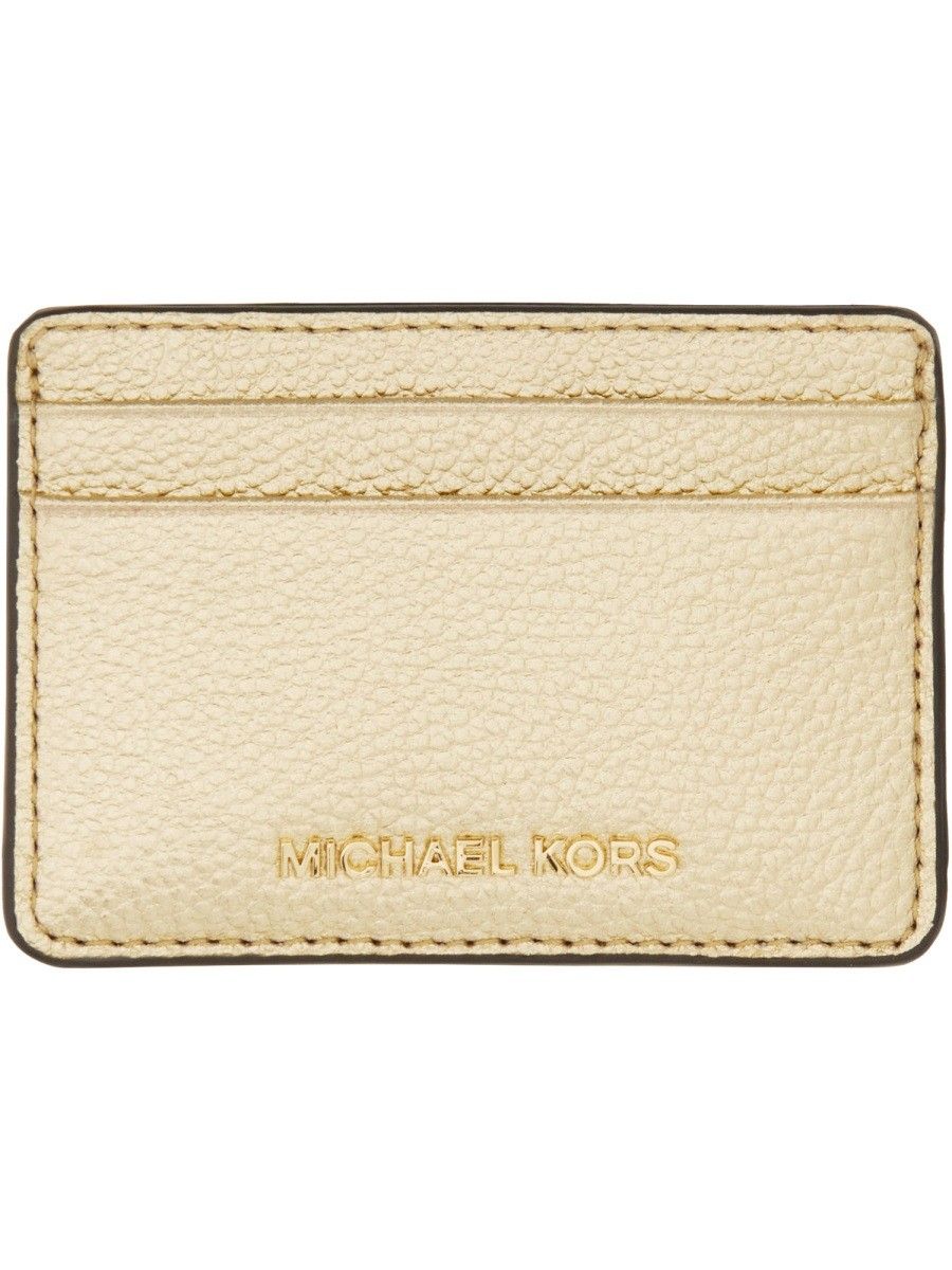 MICHAEL Michael Kors Pale Gold Card Holder