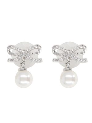 BOW PEARL" EARRINGS