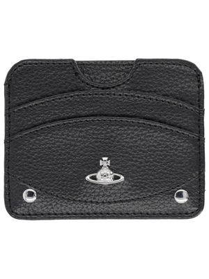 Vivienne Westwood Half Moon Black Card Holder