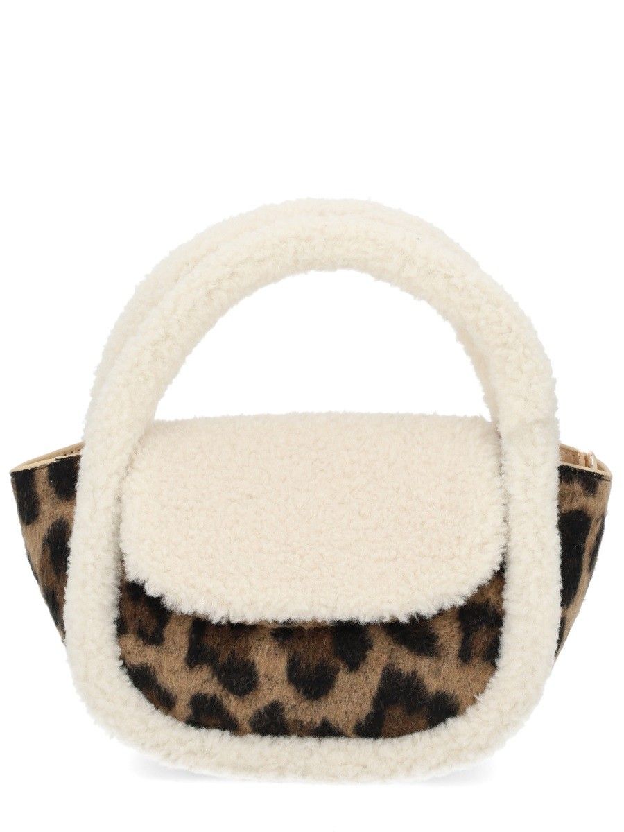 MC2 Saint Barth Gilda Mutton Animal Print Shoulder Bag