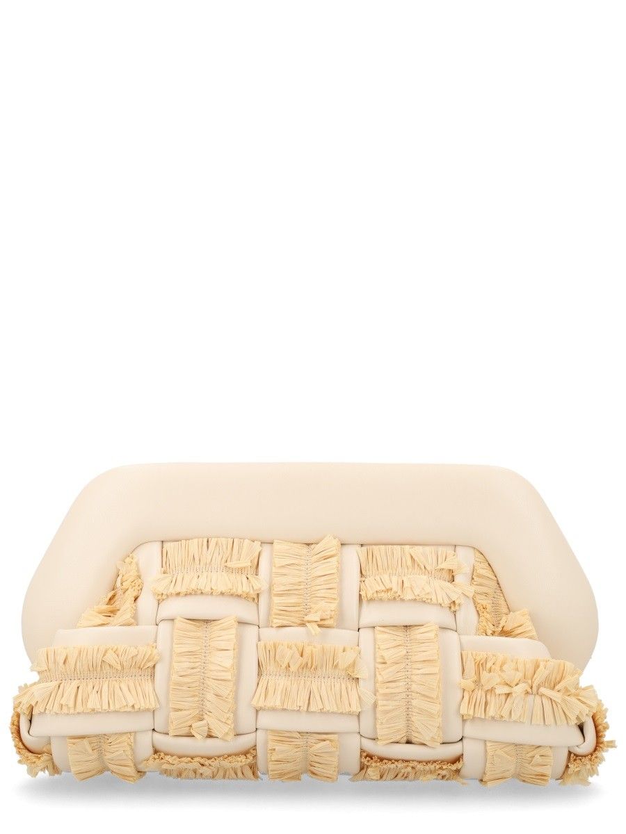 THEMOIRÈ Bios Beige Woven-Detail Bag