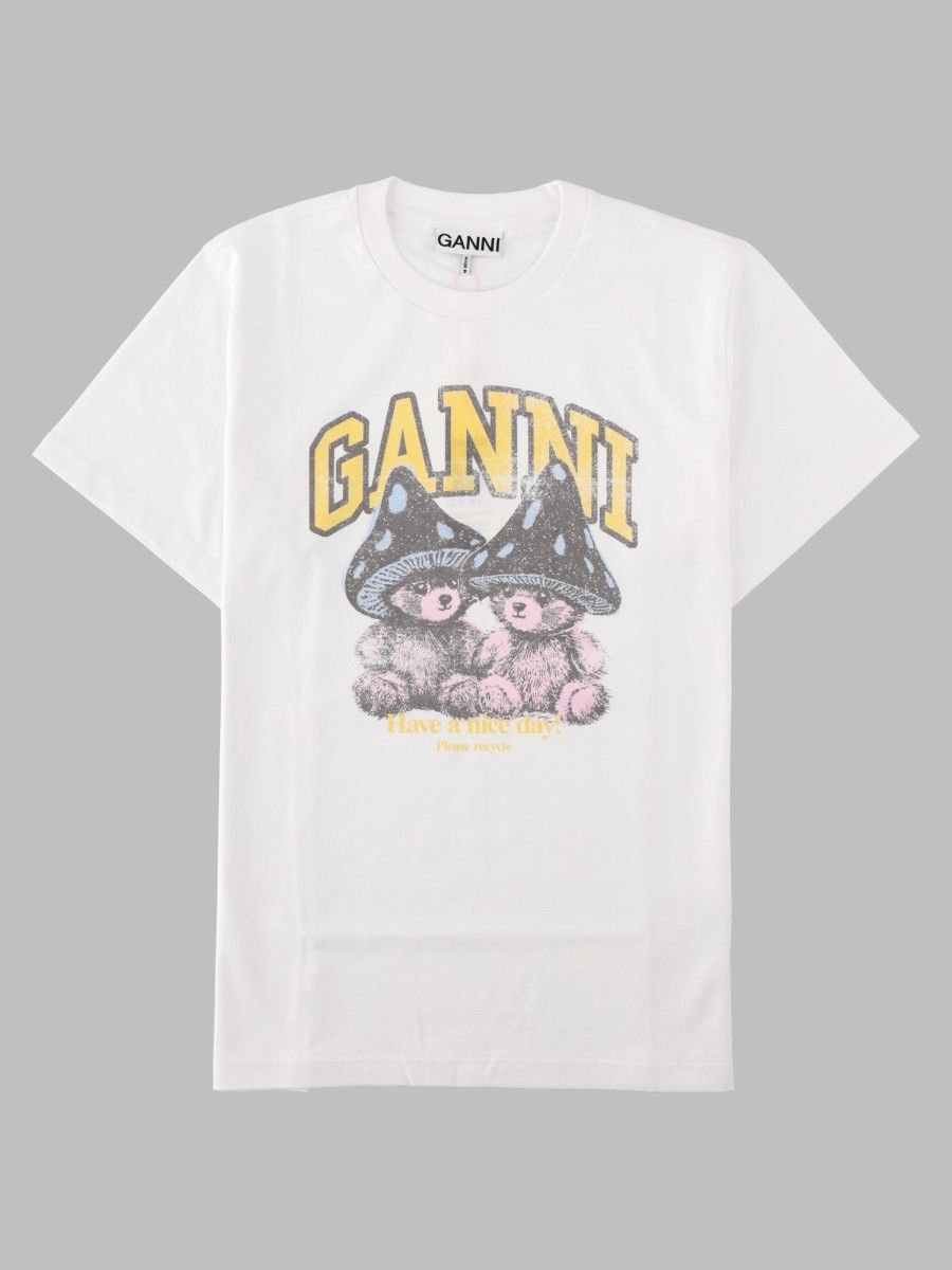 GANNI White T-Shirt