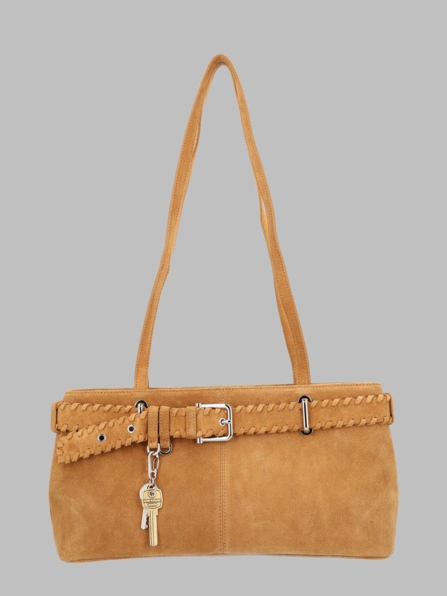 OSOI Shoulder Brocle Beige Shoulder Bag