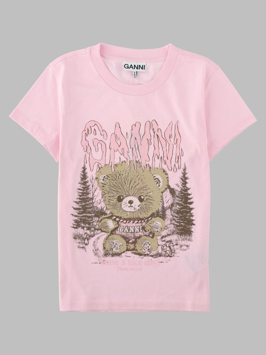 GANNI Pink T-Shirt