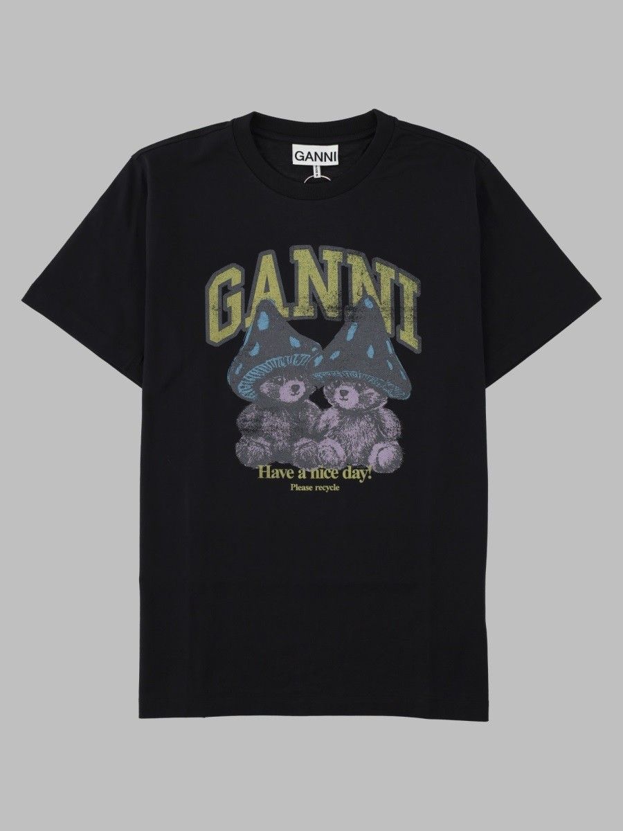 GANNI Black T-Shirt