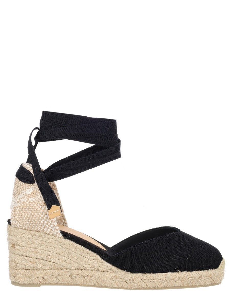 Castañer Clear Black Espadrilles