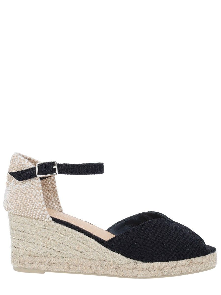Castañer White Black Espadrilles