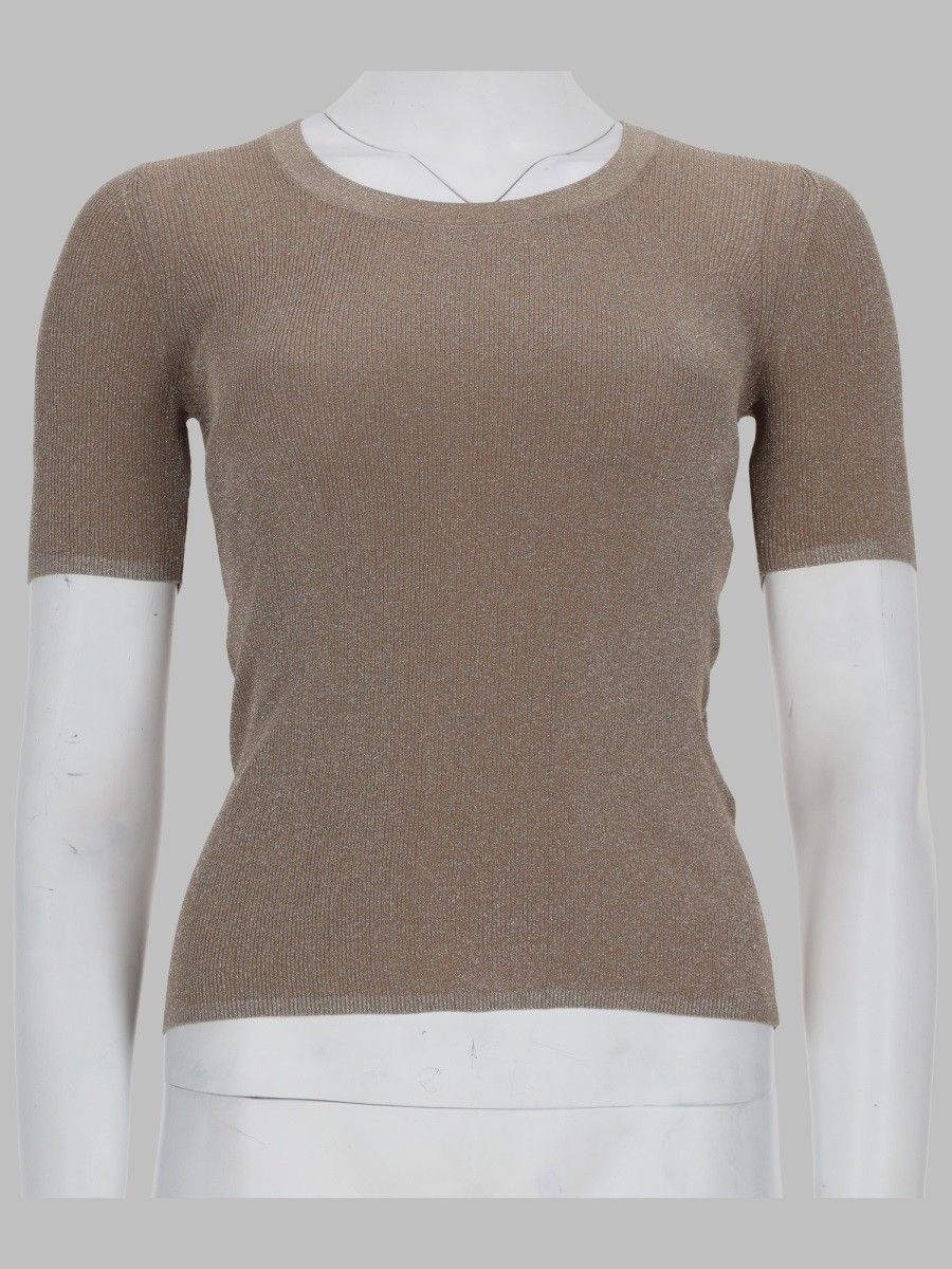 Max Mara Sequoia Top in Beige