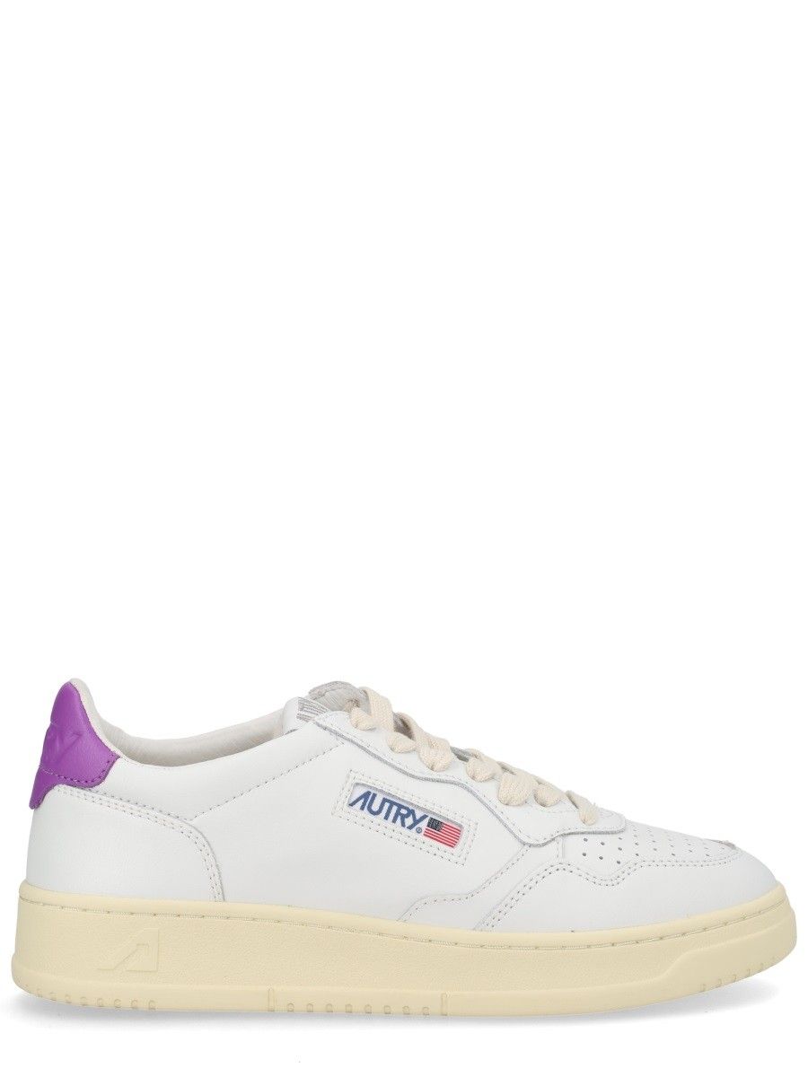 Autry White Medalist Low Sneakers