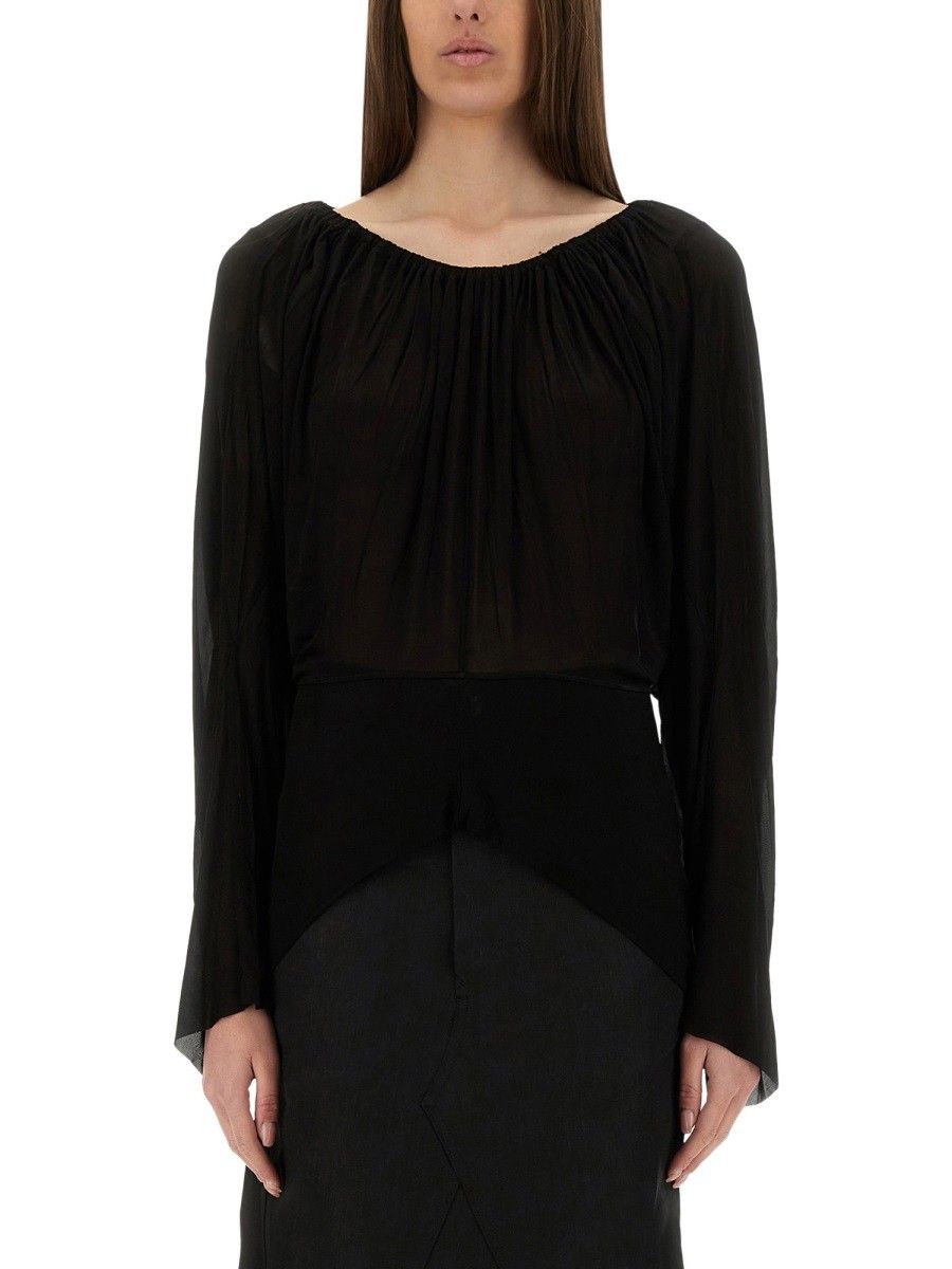 Rick Owens Black Draped Top