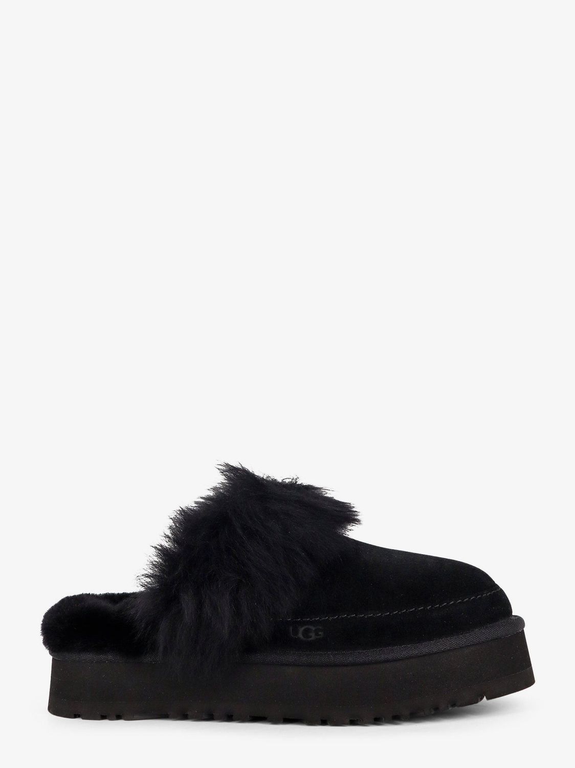 UGG Black Suede Sandals