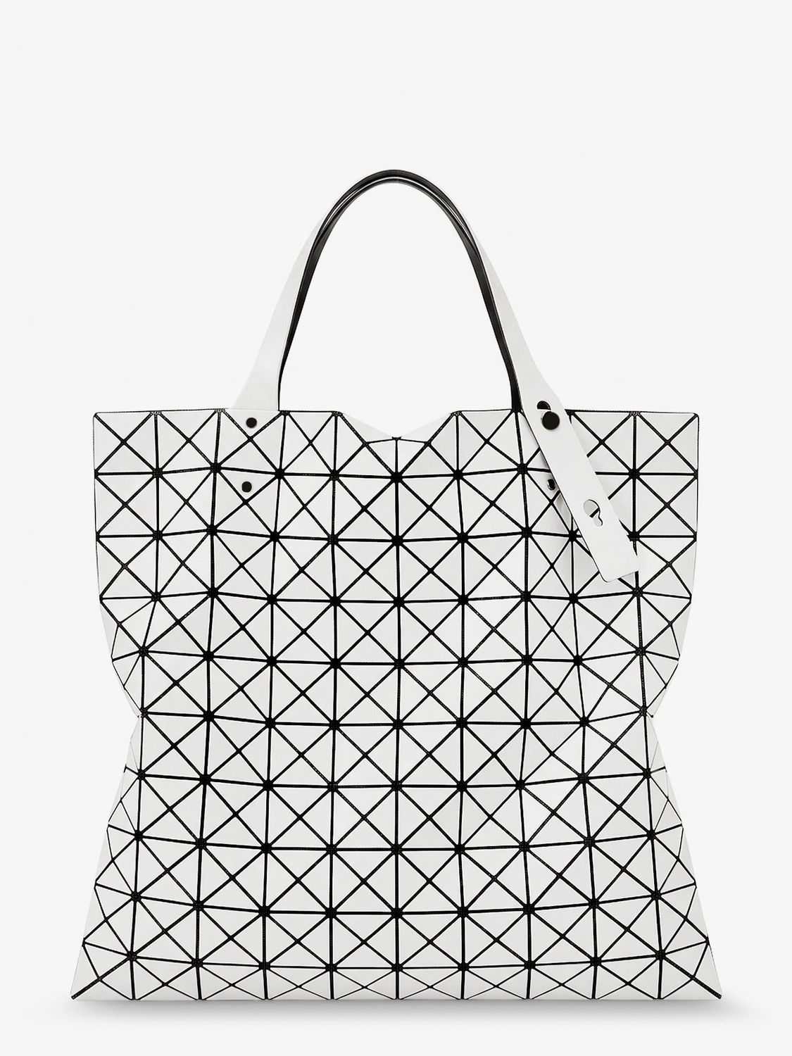 Issey Miyake White Shoulder Bag
