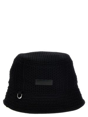 Jacquemus Le Bob Belo Black Bucket Hat