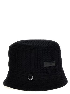 Jacquemus Le Bob Belo Black Bucket Hat
