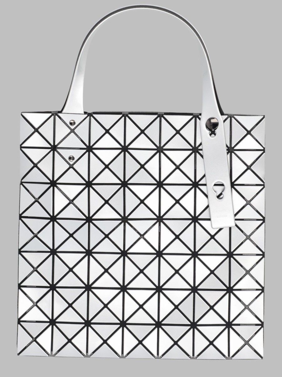 Issey Miyake Prism Basics Silver Tote Bag
