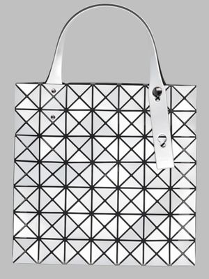 Issey Miyake Prism Basics Silver Tote Bag