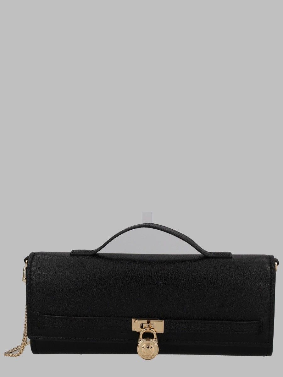 MICHAEL Michael Kors Hamilton Moderne Medium Black Clutch